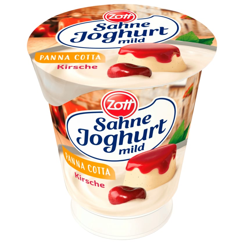 Zott Sahne Joghurt mild Kirsch Panna Cotta 140g